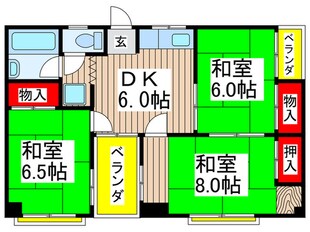 グランシティ－船橋の物件間取画像